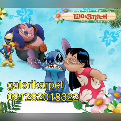 Karpet Lilo Stitch 4